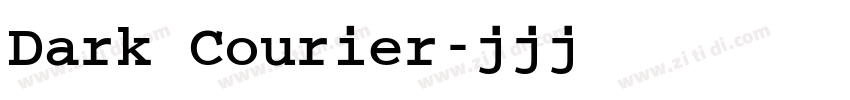 Dark Courier字体转换